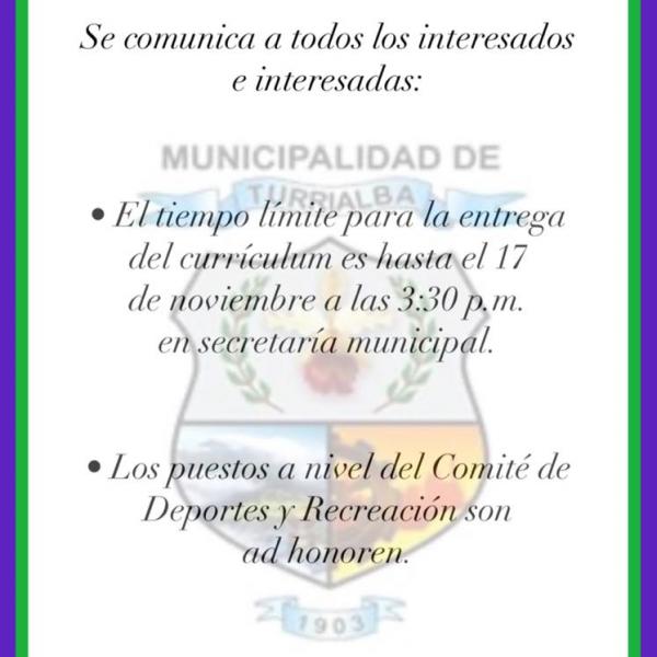 Comite Deportes Nombramiento