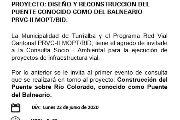 Consulta Comunal Puente Las Américas